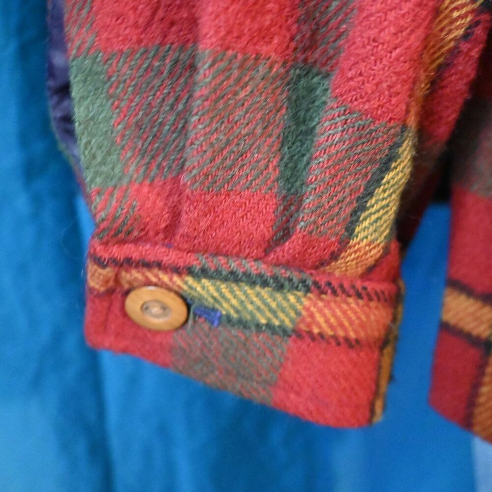 Talbots Button Up Flannel Coat - image 7